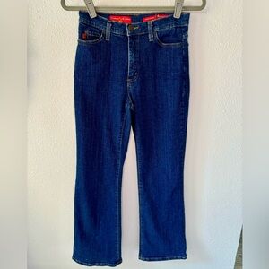 Ladies "NYDJ" Size 6P Dk Blue, Mid Rise, Tummy Tuck Jeans